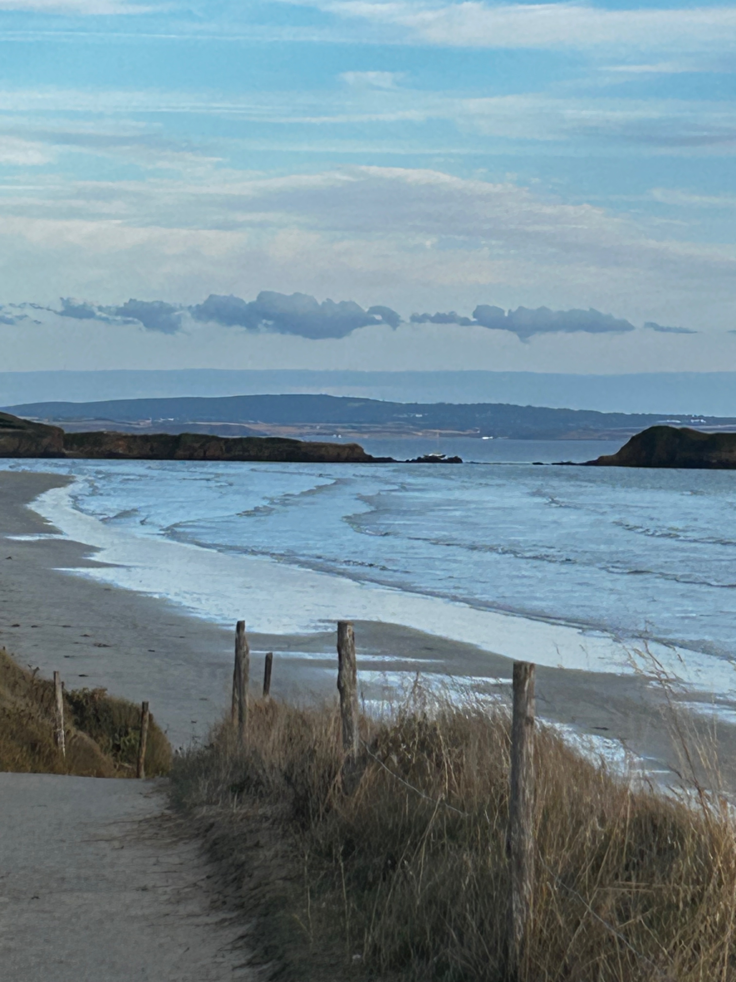 Plage de la presqu'île de crozon 
